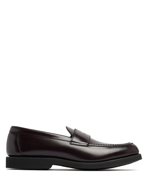 Sebago Loafer Aus Gebürstetem Leder "ryan" in Brown für Herren