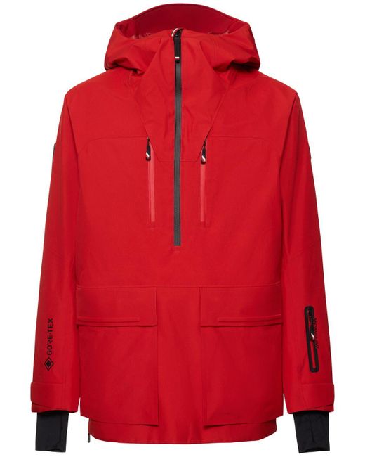 Moncler Red Cerro Nylon Gore-tex Ski Jacket for men