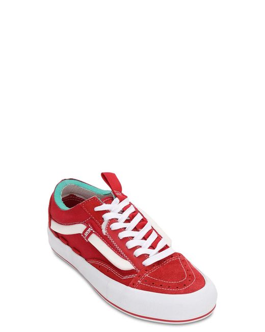vans red sneakers