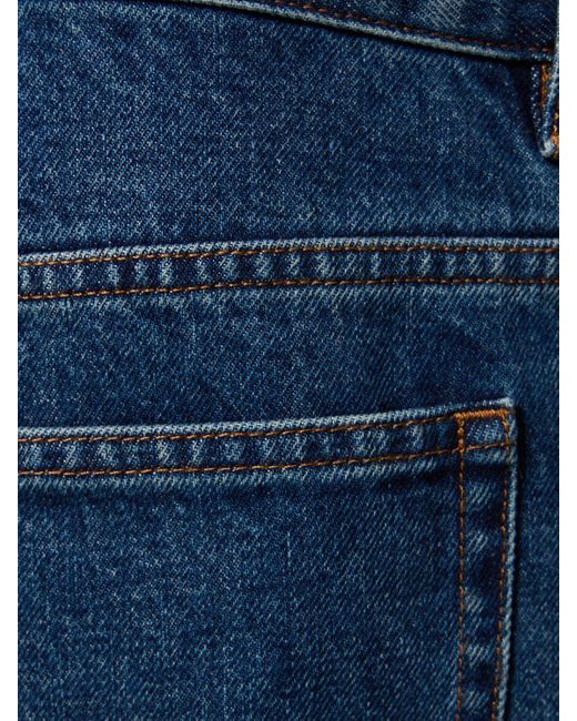 Jeans de denim de algodón A.P.C. de hombre de color Blue