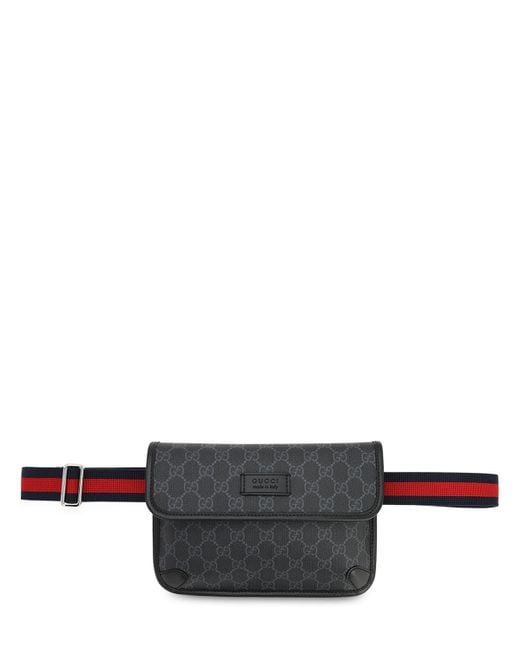Gucci Gray Gg Supreme Coated Canvas Belt Bag for men