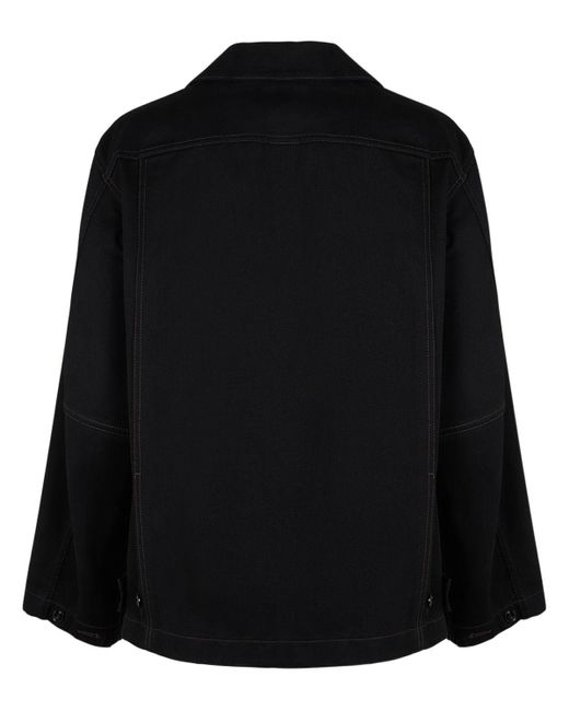 Giacca boxy fit in cotone di Lemaire in Black