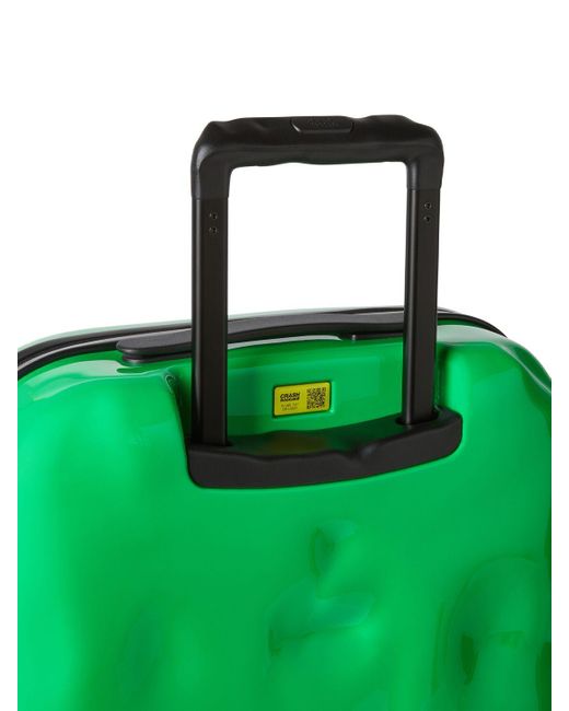 MSGM Green X Crash baggage Icon Cabin luggage for men