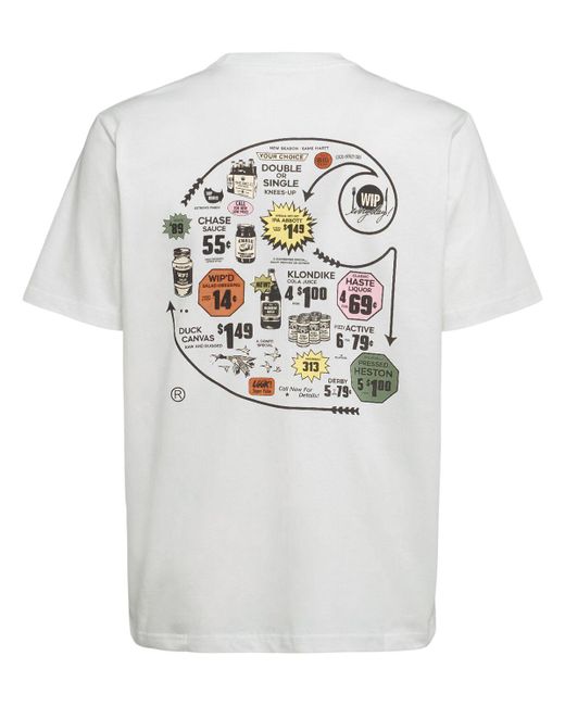 Hombre Camiseta Con Estampado Carhartt de hombre de color White
