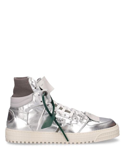 Sneakers altas off court 3.0 de piel Off-White c/o Virgil Abloh de color White