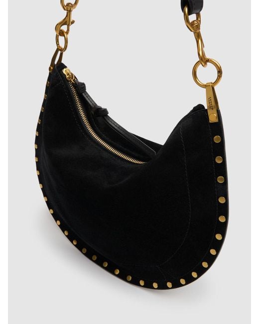 Femme Sac En Daim Oskan Soft Zipped Unique Isabel Marant en coloris Black