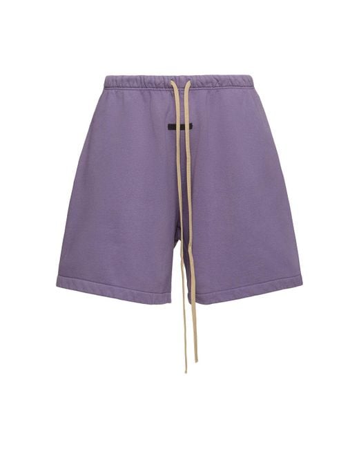 メンズ Fear Of God ヘビーコットンハーフパンツ Purple