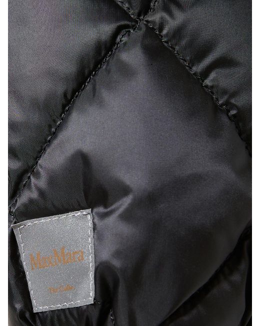 Max Mara Black Bsoft Tech Reversible Cropped Jacket