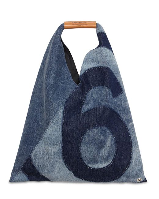 MM6 by Maison Martin Margiela Blue Japanese Small Denim Bag