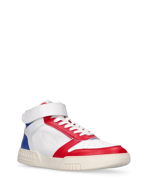 Missoni Red Basket New High Sneakers for men