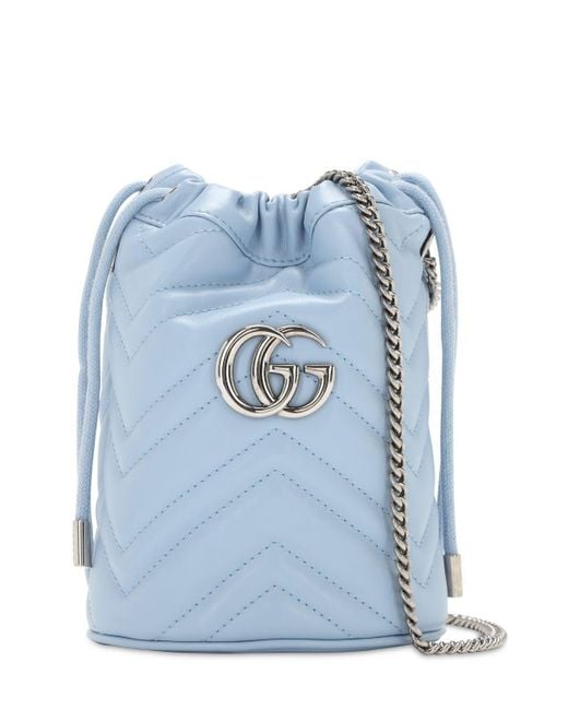 mini gg marmont 2.0 quilted leather bucket bag
