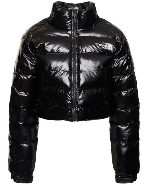 The North Face Black Rusta 2.0 Cropped Puffer Jacket