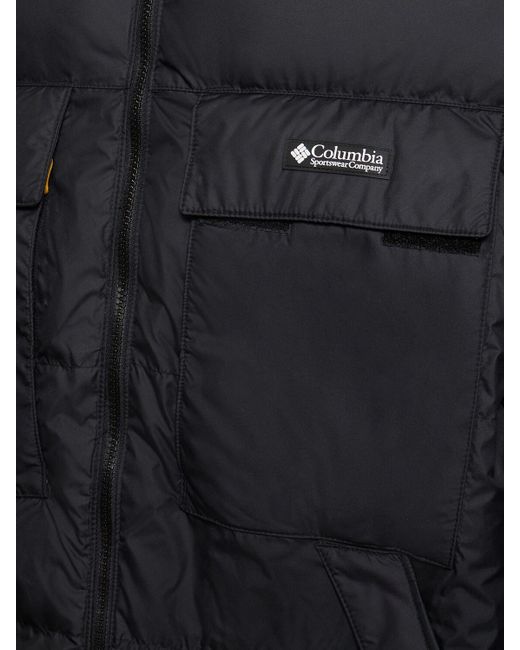 Columbia Black Ballistic Ridge Oversized Puffer Jacket for men