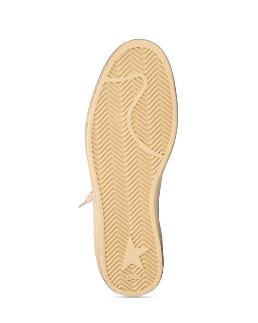 Golden Goose Deluxe Brand White 20mm Ballstar Leather & Suede Sneakers for men