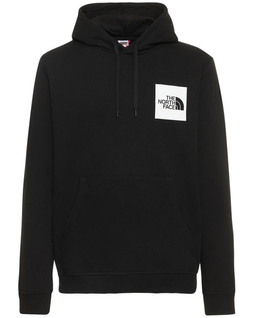 The North Face Fine Logo Hoodie in Black for Men | Lyst