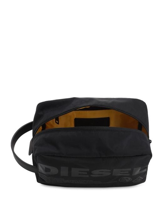 DIESEL Tech Toiletry Bag in Black for Men Lyst UK