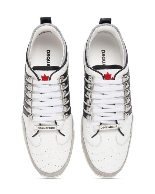 DSquared² Sneakers Aus Leder Mit Logo in White für Herren