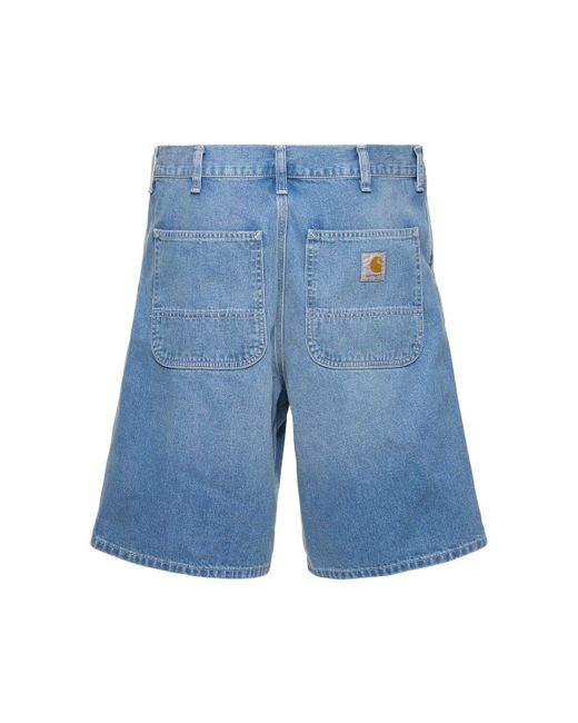 Carhartt Blue Simple Light True Washed Shorts for men