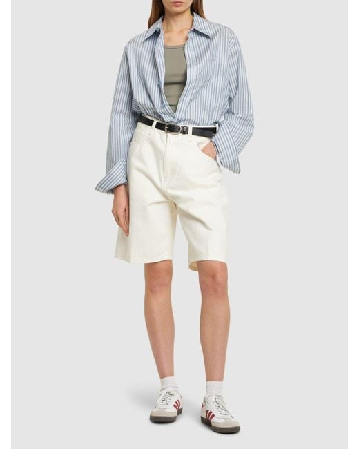 Shorts de algodón Carhartt de color White