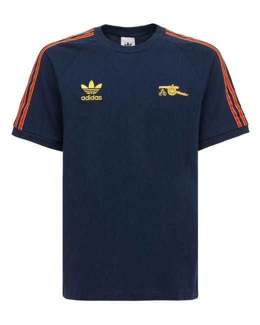 メンズ Adidas Originals Arsenal 3-stripes Tシャツ Blue