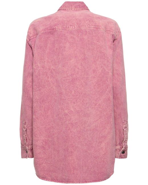Isabel Marant Verane コットンシャツ Pink