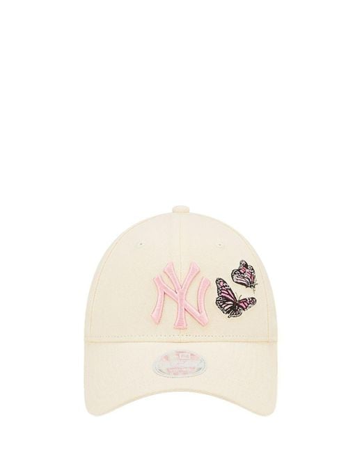KTZ White 9forty Ny Yankees Butterfly Cap