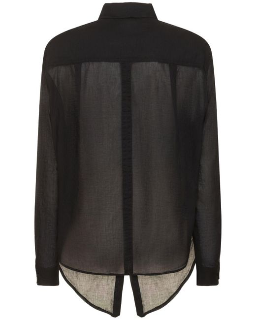 Camicia nath in cotone da annodare di Isabel Marant in Black