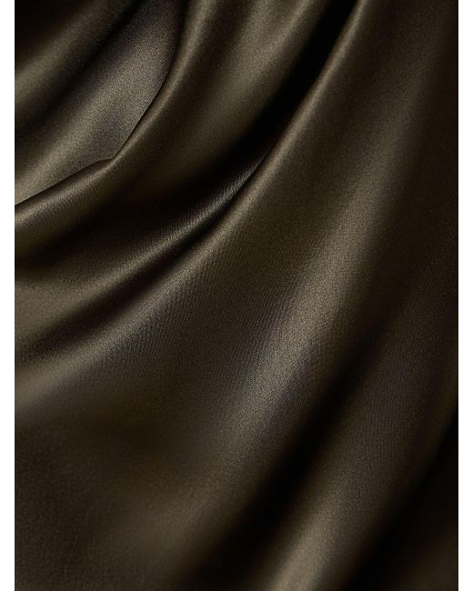 Christopher Esber Green Body Aus Satin Mit Drapierung "verdant Falls"