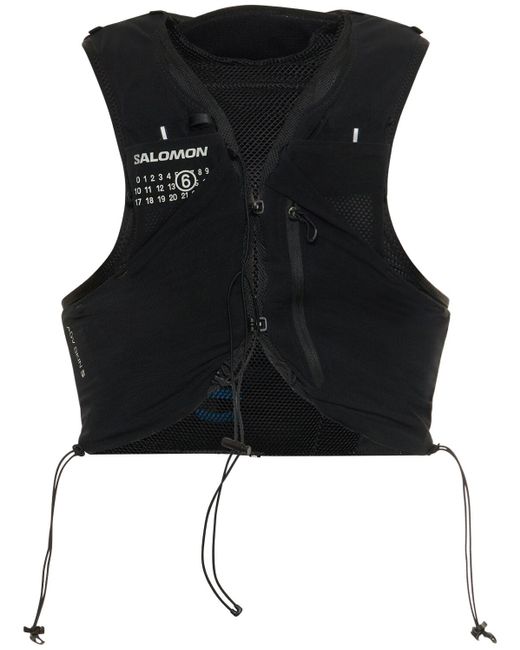 MM6 by Maison Martin Margiela Mm6 X Salomon Sports Vest in Black