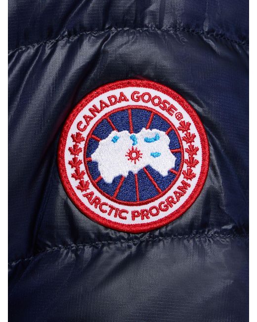 メンズ Canada Goose Crofton リサイクルナイロンダウンジャケット Blue