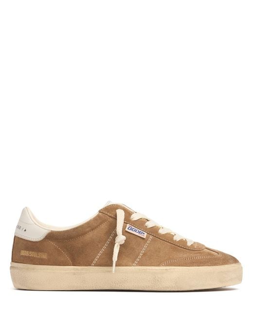 Golden Goose Deluxe Brand Brown 20mm Wildleder-sneakers "soul Star"