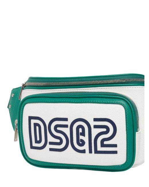 DSquared² Green Spieker Logo Belt Bag for men