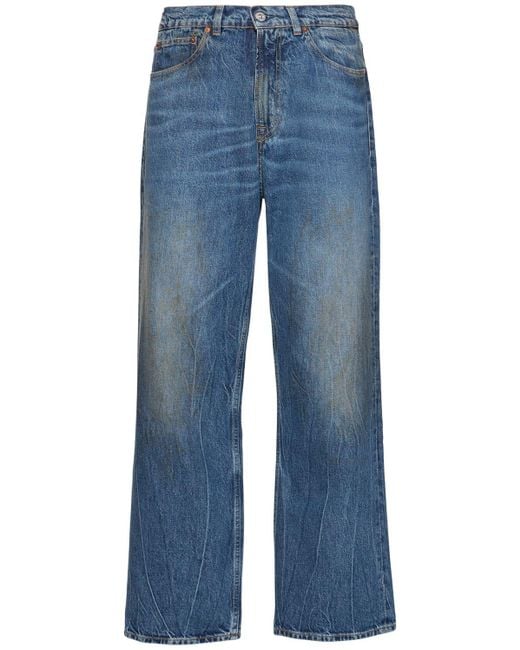 Our Legacy Herren Jeans Aus Baumwolltwill „Third Cut“ in Blue für Herren