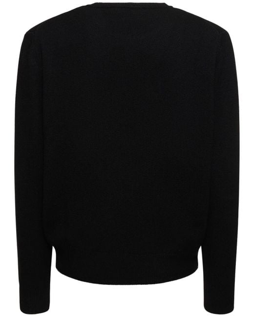 Pull-over en maille de mohair brodé à logo Vivienne Westwood pour homme en coloris Black