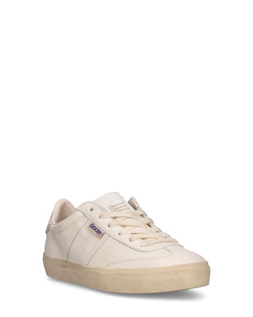 Golden Goose Deluxe Brand White 20mm Soul Star Leather Sneakers
