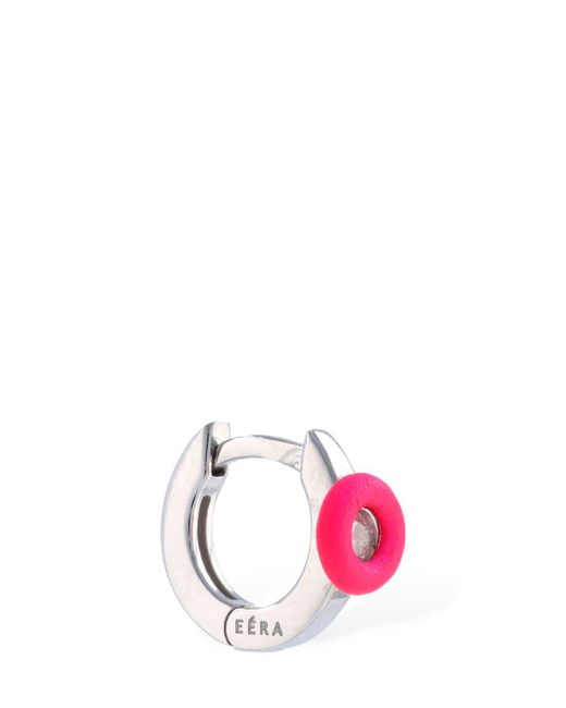 Eera Pink 18kt Mini Roma Mono Earring