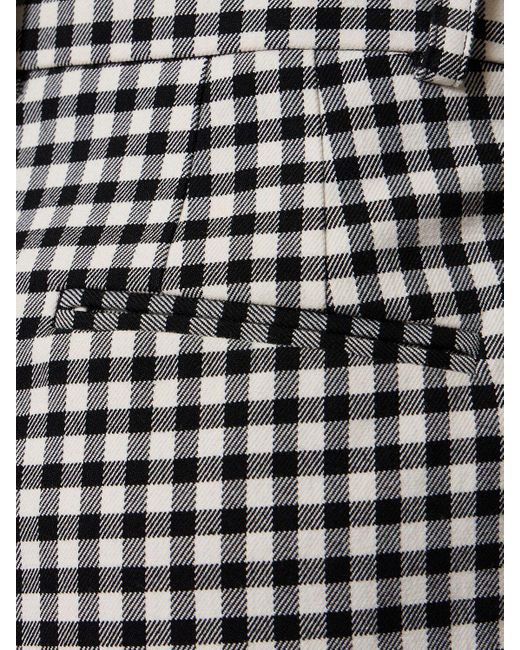 Shorts in misto cotone stretch di Moschino in White