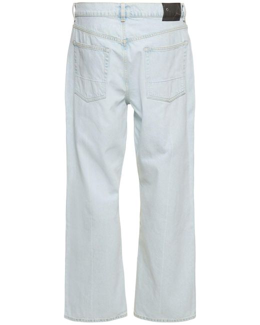 Our Legacy Blue 25.5cm Extended Third Cut Cotton Jeans for men