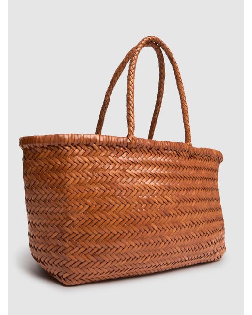 Dragon Diffusion Brown Ledertasche "triple Jump Big Bamboo"