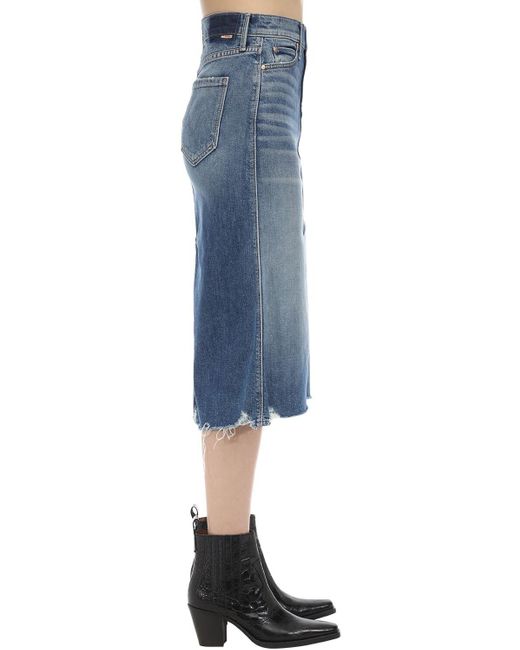 mother denim midi skirt