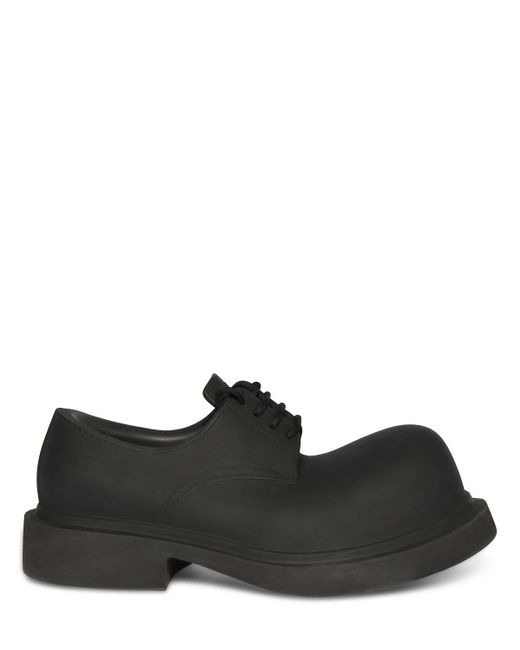 Balenciaga Black Steroid Derby Lace-Up Shoes for men
