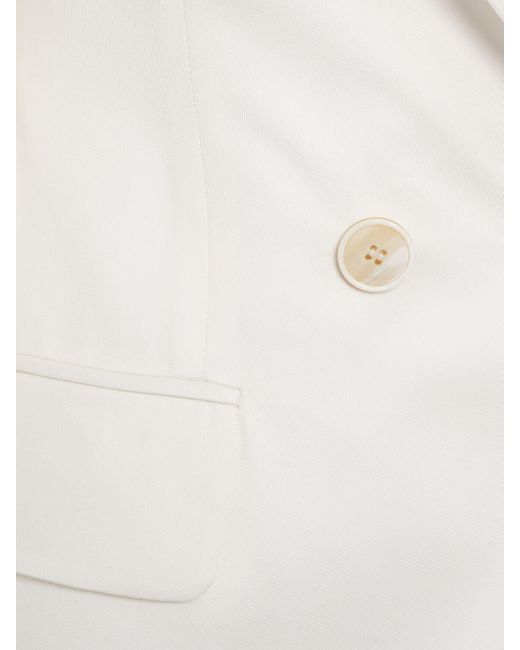 Giacca sartoriale in viscosa di Alexander McQueen in White