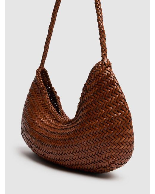 Dragon Diffusion Nova Luna レザーショルダーバッグ Brown