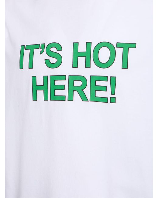 メンズ MSGM コットンtシャツ White