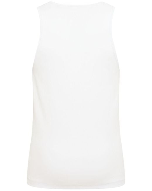 Hombre Tank Top De Algodón DIESEL de hombre de color White