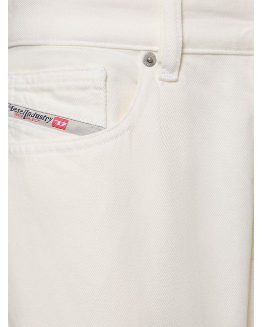 DIESEL White Bestickte Jeans "d-sire"