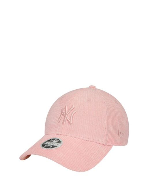 KTZ Ny Yankees Female Summer Cord 9forty キャップ Pink