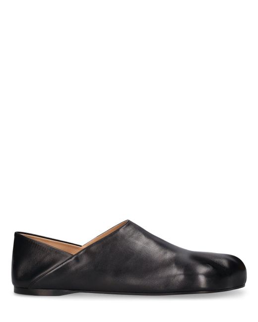 J.W. Anderson Black Paw Leather Loafers for men