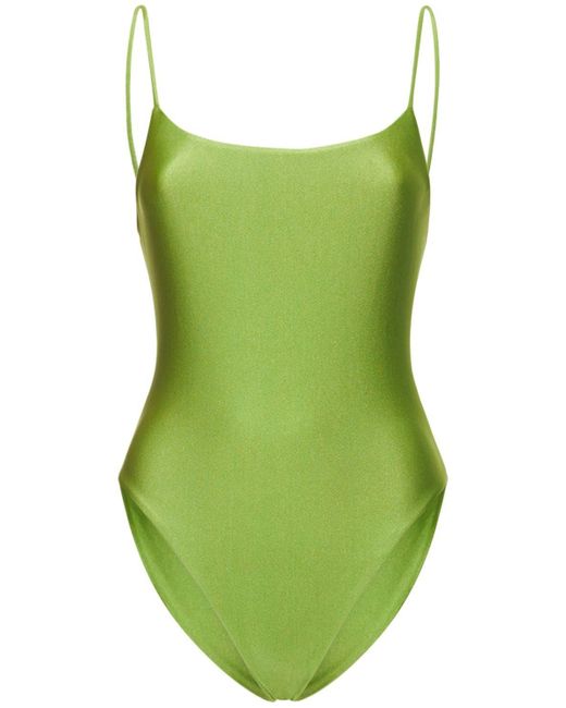 JADE Swim Trophy Onepiece Swimsuit in Green | Lyst