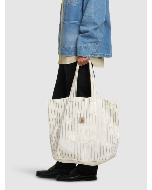 Carhartt Hendry コットントートバッグ White